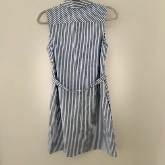 NWOT Tommy Hilfiger 
Simple Cotton Stripe Shirt
Dress Size Small Blue White - Picture 6 of 8